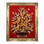 Панно янтарное "Цветы" 84х105 см, фотография 1. Интернет-магазин ЛАВКА ПОДАРКОВ