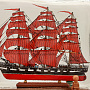 Модель корабля в бутылке "Алые паруса", фотография 6. Интернет-магазин ЛАВКА ПОДАРКОВ