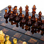 Шахматы с фигурами из янтаря "Классические" 32х32 см, фотография 2. Интернет-магазин ЛАВКА ПОДАРКОВ