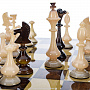 Шахматный ларец с фигурами из янтаря "Капучино" 48х48 см, фотография 9. Интернет-магазин ЛАВКА ПОДАРКОВ