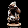 Скульптура "Тигр и горалы", фотография 2. Интернет-магазин ЛАВКА ПОДАРКОВ