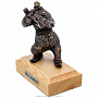 Бронзовая статуэтка "Мишка-биатлонист", фотография 3. Интернет-магазин ЛАВКА ПОДАРКОВ
