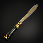 0049539/2560 Златоуст Кабинетный (нефрит, зол. колп.) NZK - 2560