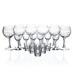 0053018  ГХСЗ G411\134\50 Набор 18 предметов "Вдохновение" (6 фужеров + 6 рюмок + 6 стопок)