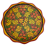 0034139 Хохлома ПОДНОС КРУГЛЫЙ 400мм