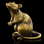 0060865 Микляихское литье Статуэтка КРЫСА БОЛЬШАЯ №1 (Ж212)