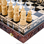 Шахматы деревянные с резными фигурами 50х50 см, фотография 3. Интернет-магазин ЛАВКА ПОДАРКОВ