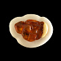 Брошь из бивня мамонта "Янтарное облако", фотография 3. Интернет-магазин ЛАВКА ПОДАРКОВ