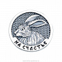 Монета сувенирная "Кролик и Кот". Серебро 925*, фотография 1. Интернет-магазин ЛАВКА ПОДАРКОВ