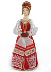 26178 Кукла "Петербурженка в традиц.северорусском костюме с караваем. 19в" (0550)
