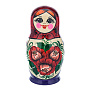 Матрешка Семеновская "Россиянка" 9 мест, фотография 2. Интернет-магазин ЛАВКА ПОДАРКОВ