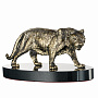 Бронзовая скульптура на каменной подставке "Тигр", фотография 2. Интернет-магазин ЛАВКА ПОДАРКОВ