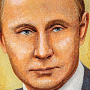 Картина янтарная "В.В.Путин" 40х60 см, фотография 1. Интернет-магазин ЛАВКА ПОДАРКОВ