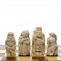 Эксклюзивные шахматы "Русские сказки" рог лося, фотография 1. Интернет-магазин ЛАВКА ПОДАРКОВ