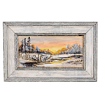 Картина на бересте "Пробуждение" 9,5х19 см