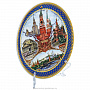 Сувенирная тарелка "Москва" 20 см, фотография 2. Интернет-магазин ЛАВКА ПОДАРКОВ