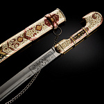 0056825 Оружие сувенирное ШАШКА "Есаул" утопленка Эмаль