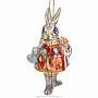 Статуэтка подвесная "Кролик с часами", фотография 2. Интернет-магазин ЛАВКА ПОДАРКОВ
