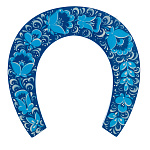 Подкова "На счастье". Хохлома