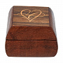 Деревянная шкатулка для кольца, фотография 2. Интернет-магазин ЛАВКА ПОДАРКОВ