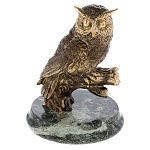 139135 Бронза Скульптура "Сова на ветке" 