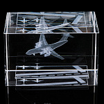 Лазерная графика. Куб "Военно-транспортный самолет"