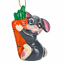 Статуэтка подвесная "Кролик с морковкой", фотография 1. Интернет-магазин ЛАВКА ПОДАРКОВ