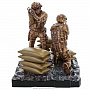 Деревянная резная скульптура "Солдаты ССО". Высота 53 см, фотография 6. Интернет-магазин ЛАВКА ПОДАРКОВ