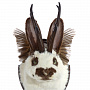 Чучело настенное "Белый кролик с рогами", фотография 4. Интернет-магазин ЛАВКА ПОДАРКОВ