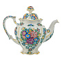 Чайник "Семейный". Гжель в цвете, фотография 3. Интернет-магазин ЛАВКА ПОДАРКОВ