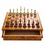 Шахматный ларец из березового капа с янтарными фигурами, фотография 8. Интернет-магазин ЛАВКА ПОДАРКОВ