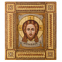 Икона из бересты "Спас Нерукотворный" 33х39 см, фотография 1. Интернет-магазин ЛАВКА ПОДАРКОВ