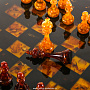 Шахматы с фигурами из янтаря "Африка" 43х43 см, фотография 15. Интернет-магазин ЛАВКА ПОДАРКОВ