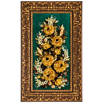 Картина янтарная "Цветы" 40х60 см