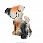 Фарфоровая статуэтка "Собака дружок". Гжель, фотография 1. Интернет-магазин ЛАВКА ПОДАРКОВ