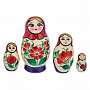 Матрешка Семеновская "Россиянка" 4 места, фотография 3. Интернет-магазин ЛАВКА ПОДАРКОВ
