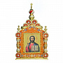 Киот малый "Господь Вседержитель". Традиции Фаберже 8 х 14 см, фотография 2. Интернет-магазин ЛАВКА ПОДАРКОВ