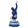 Статуэтка "Гимнастка". Гжель, фотография 3. Интернет-магазин ЛАВКА ПОДАРКОВ