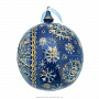 Новогодний елочный шар с росписью "Снегири на рябине", фотография 2. Интернет-магазин ЛАВКА ПОДАРКОВ
