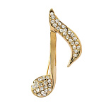 -3273 Традиции ФАБЕРЖЕ  Брошь "НОТКА"