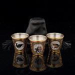 0044144 Златоуст НАБОР "Рыбаку":3 стопки  в П/У