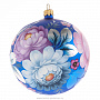 Новогодний елочный шар с авторской росписью, фотография 2. Интернет-магазин ЛАВКА ПОДАРКОВ