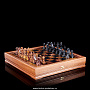 Шахматы из натурального камня "Американские", фотография 5. Интернет-магазин ЛАВКА ПОДАРКОВ