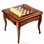 Шахматный стол из дерева с ящиками, фотография 2. Интернет-магазин ЛАВКА ПОДАРКОВ