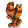 Скульптура из янтаря "Две совы", фотография 2. Интернет-магазин ЛАВКА ПОДАРКОВ