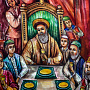 Картина на перламутре "Еврейские мотивы" 29 х 19 см, фотография 2. Интернет-магазин ЛАВКА ПОДАРКОВ