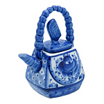 0073532/КОБАЛЬТ ЧАЙНИК СУМОЧКА  коллекционный