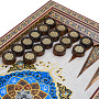 Нарды деревянные с инкрустацией "Исфахан" 49х25 см, фотография 4. Интернет-магазин ЛАВКА ПОДАРКОВ