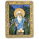 Икона "Сергий Радонежский" 15х20 см
