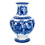 202905 ГЖЕЛЬ ВАЗА ВОСТОРГ, h=27см,  в коб 